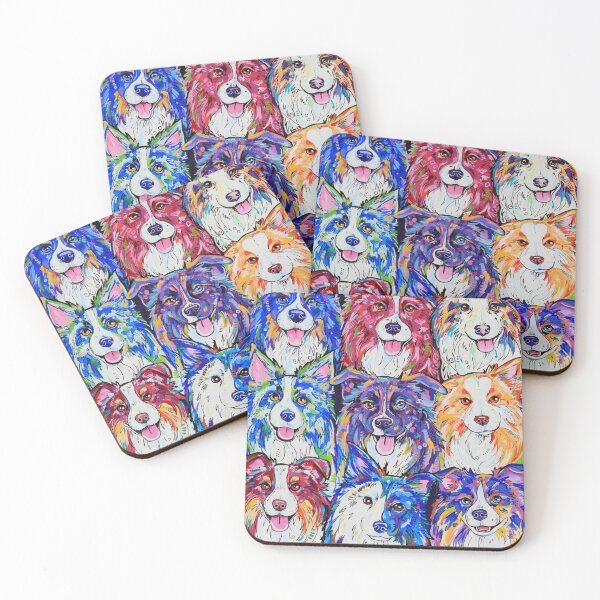 Item preview, Border Collies in Color designed and sold by EveiArt.