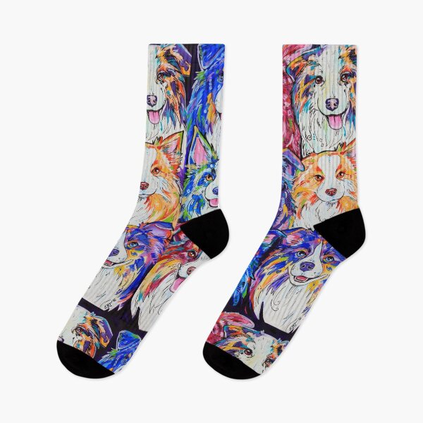 Item preview, Border Collies in Color designed and sold by EveiArt.