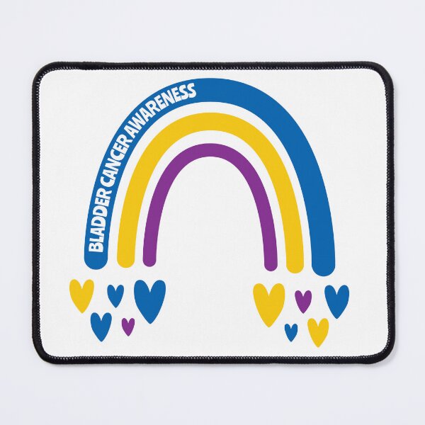 Item preview, Bladder Cancer Awareness Rainbow with hearts designed and sold by Teamtsunami6.