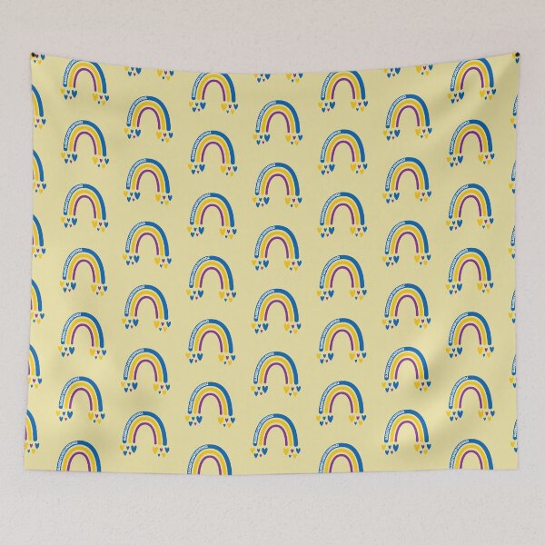 Item preview, Bladder Cancer Awareness Rainbow with hearts designed and sold by Teamtsunami6.