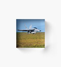 FA-18 Super Hornet Acrylic Block