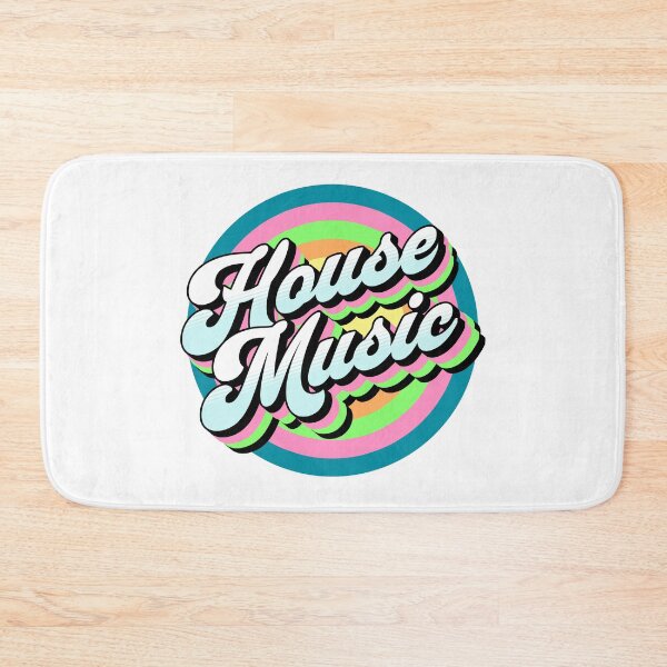 Item preview, HOUSE MUSIC  - Drop Shadow Target (lime/pink/blue)  designed and sold by Discothreadz.