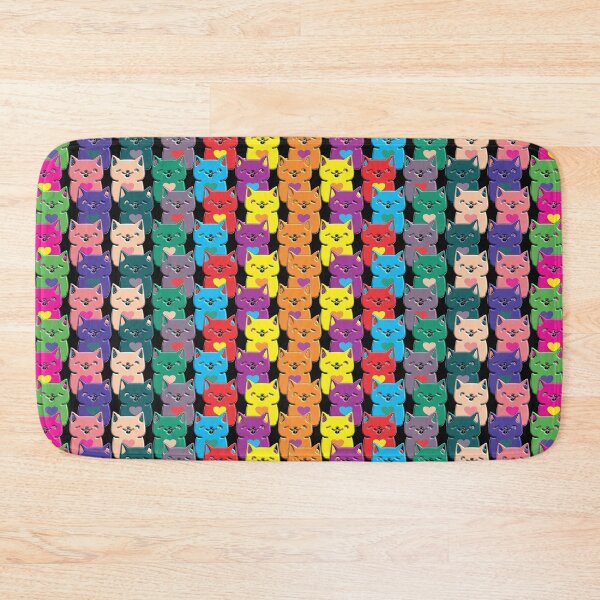Item preview, Happy Kitty Japanese Style Cat Print designed and sold by mamahellfire31.