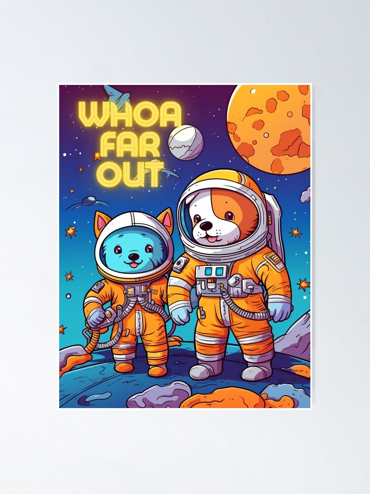 Thumbnail 1 of 3, Poster, Whoa Far Out designed and sold by RJPSDesign.