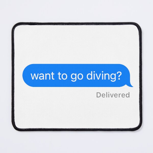 Item preview, Want to go diving text designed and sold by J-Bat.