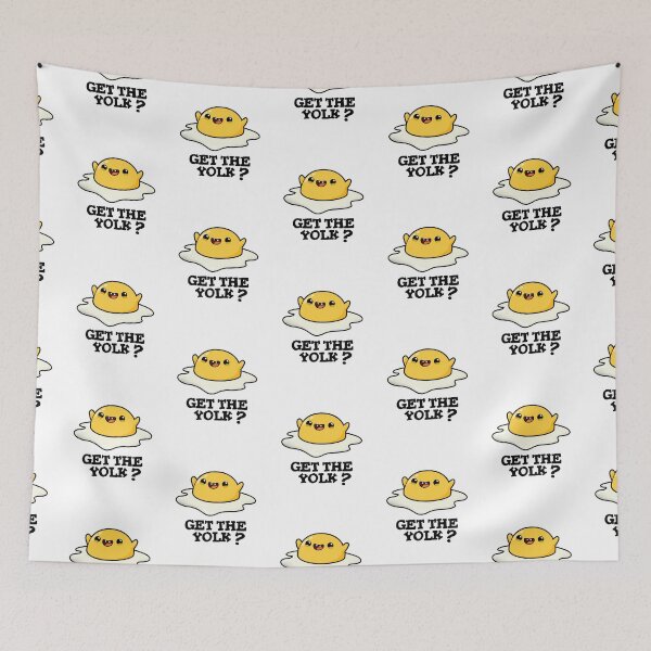 Item preview, Get The Yolk Funny Egg Joke Puns  designed and sold by punnybone.