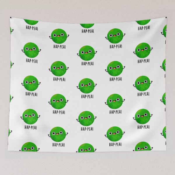 Item preview, Hap-pea Funny Happy Pea Puns   designed and sold by punnybone.