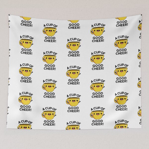 Item preview, A Cup Of Good Cheer Funny Cup Puns  designed and sold by punnybone.