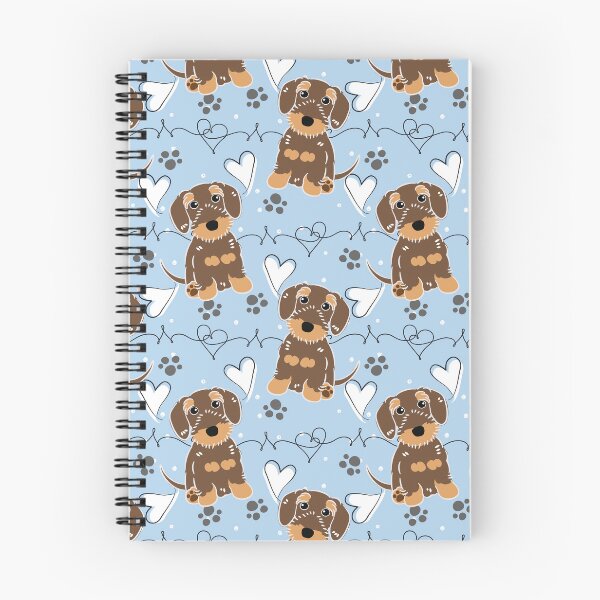 Item preview, LOVE Chocolate Tan Wire Haired Dachshund Sausage Dog designed and sold by Lulupainting.