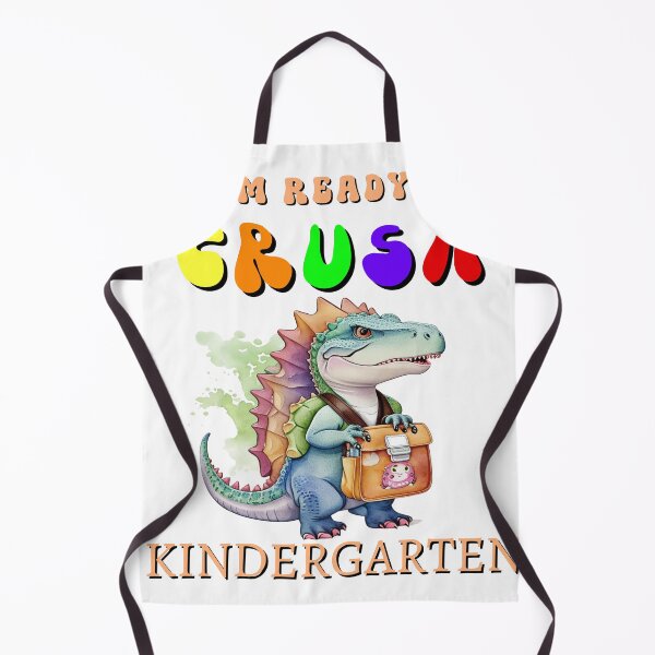 Item preview, Rady to crush kindergarten back to school dinosaur designed and sold by LoveYaToo.