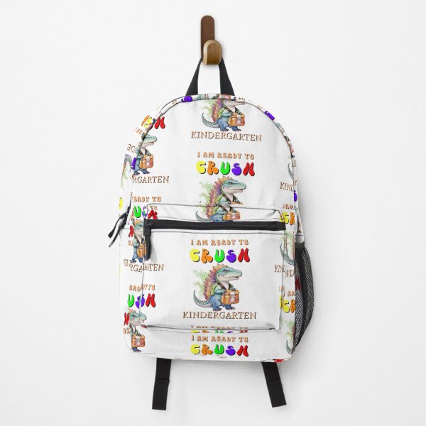 Item preview, Rady to crush kindergarten back to school dinosaur designed and sold by LoveYaToo.