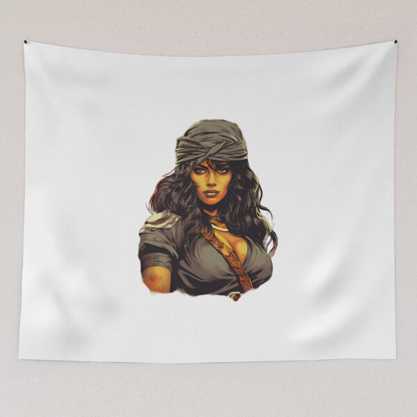 Item preview, Vintage Retro Style Female Empowerment Warrior  designed and sold by BrandonArtWorld.