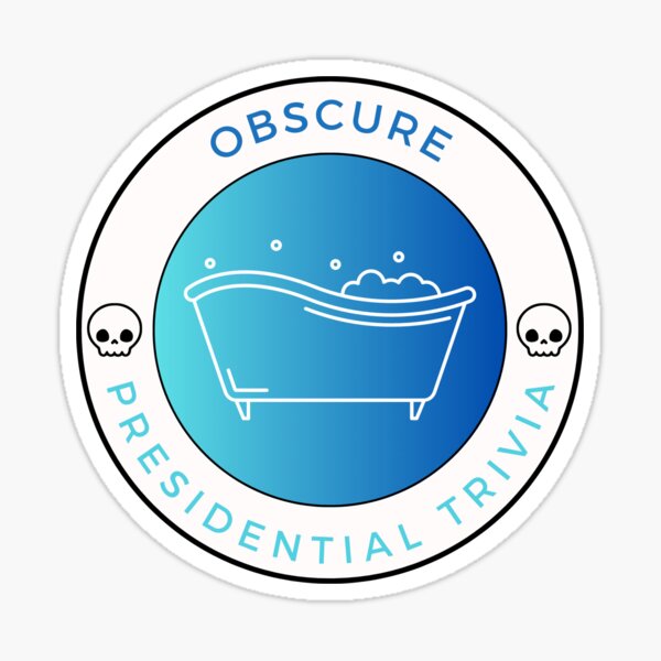 Obscure Presidential Trivia Merit Badge Sticker