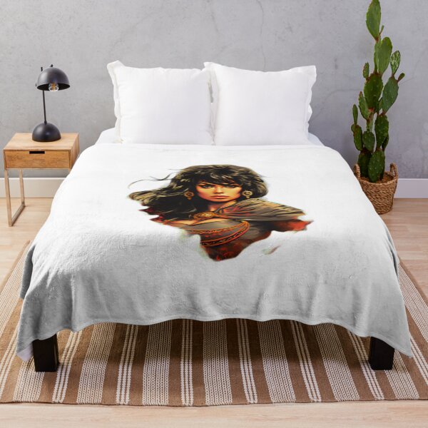 Item preview, Vintage Retro Style Female Empowerment Warrior designed and sold by BrandonArtWorld.