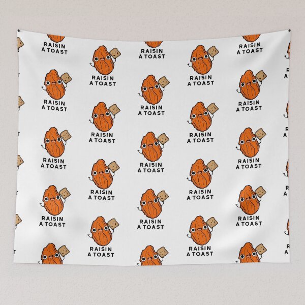 Item preview, Raisin A Toast Funny Food Puns  designed and sold by punnybone.