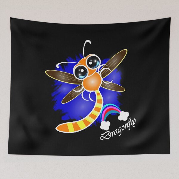 Item preview, Orange Dragonfly  designed and sold by Shirley cute art .