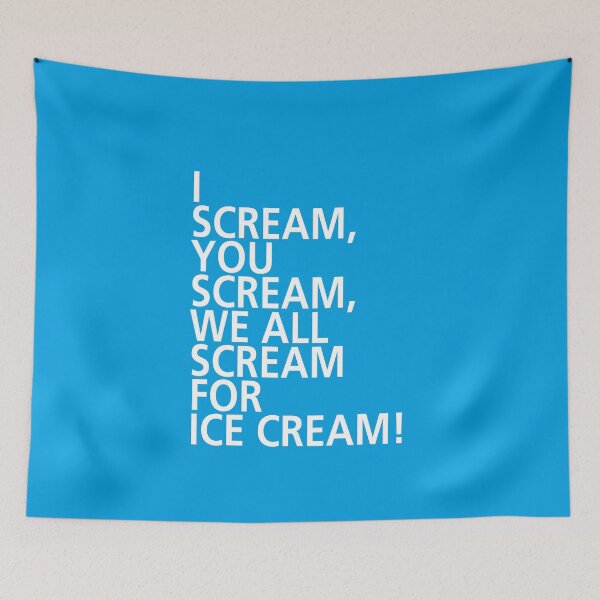 Item preview, I scream - Tongue Twisters designed and sold by Hell-Prints.