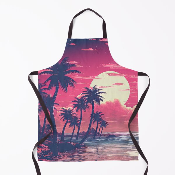 Item preview, Luminous Landscape: Palm Trees and Neon Echoes designed and sold by Mullet Monkey.