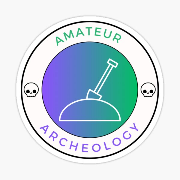 Amateur Archeology Merit Badge Sticker
