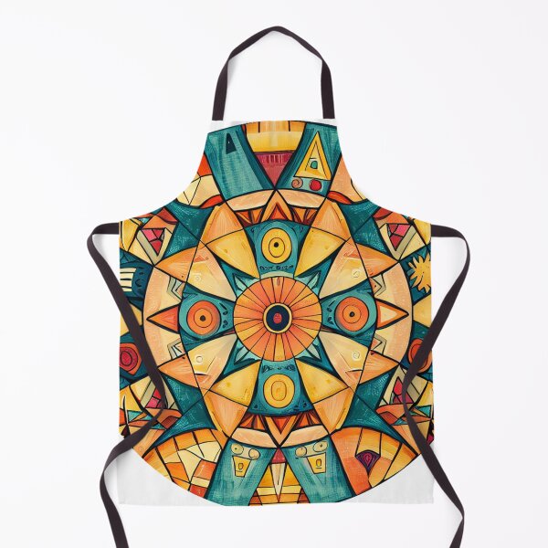 Item preview, Cubist Kaleidoscope, Warm Vivid Mandala designed and sold by Liscar95.