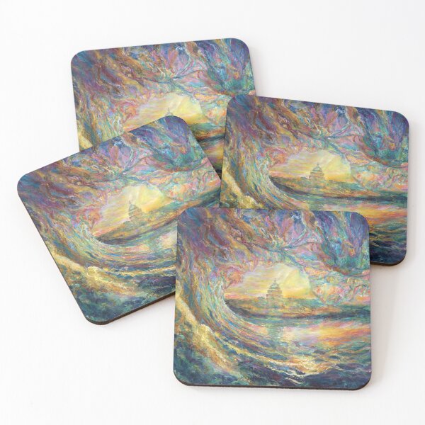 Item preview, Sunrise Wave Over DC designed and sold by Mearced-Art.