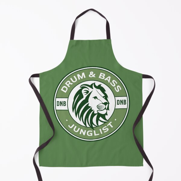 Item preview, DRUM AND BASS - Lifesaver Lion (Green) designed and sold by Discothreadz.