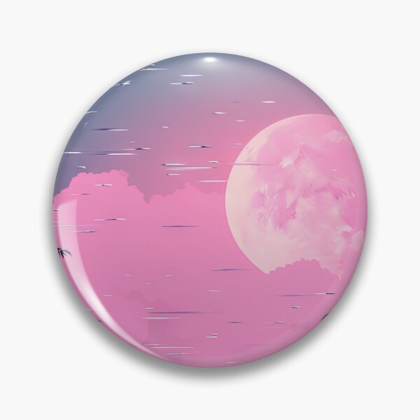 Item preview, Glitchy Cyber Palms: A Vaporwave Symphony at Dusk designed and sold by Mullet Monkey.