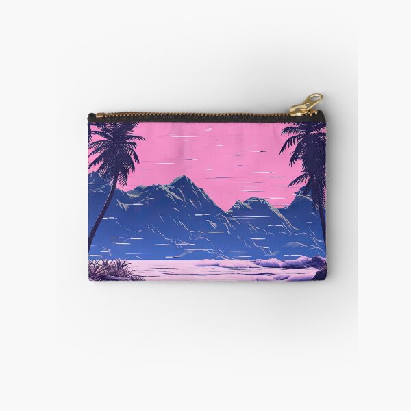 Item preview, Glitchy Cyber Palms: A Vaporwave Symphony at Dusk designed and sold by Mullet Monkey.