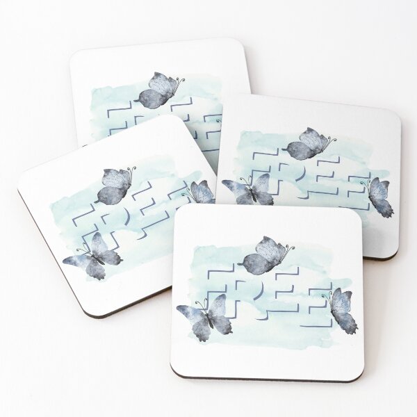 Item preview, Free Blue Cloud Butterflies designed and sold by JCRifton.