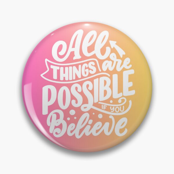 Item preview, Mark 9:23 "All things are possible" inspirational bible verse designed and sold by Put-God-First.