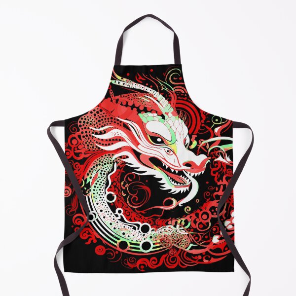 Artikelvorschau, Neonabstraktes traditionelles chinesisches Drachendesign entworfen und verkauft von Artbyminga.