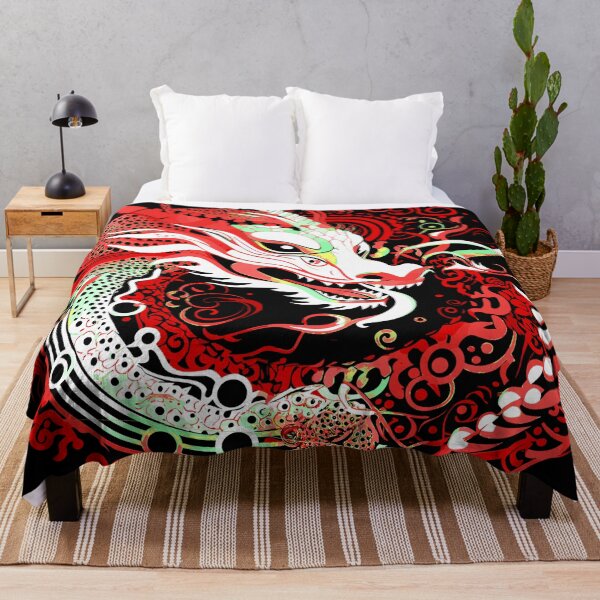 Artikelvorschau, Neonabstraktes traditionelles chinesisches Drachendesign entworfen und verkauft von Artbyminga.