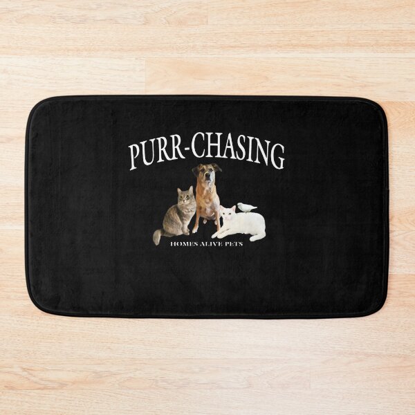 Item preview, Purr chasing White Text designed and sold by HeleneRiou.