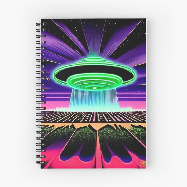 Item preview, Area 51 – Trippy Neon Retro UFO 102 - Grusch designed and sold by Benito Del Ray.