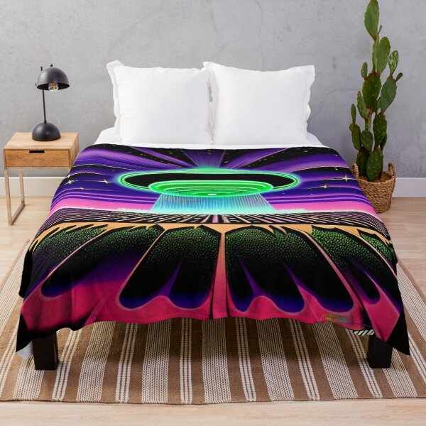 Item preview, Area 51 – Trippy Neon Retro UFO 102 - Grusch designed and sold by Benito Del Ray.