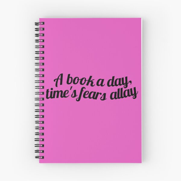 Item preview, A book a day, time's fears allay designed and sold by ioankoll213.