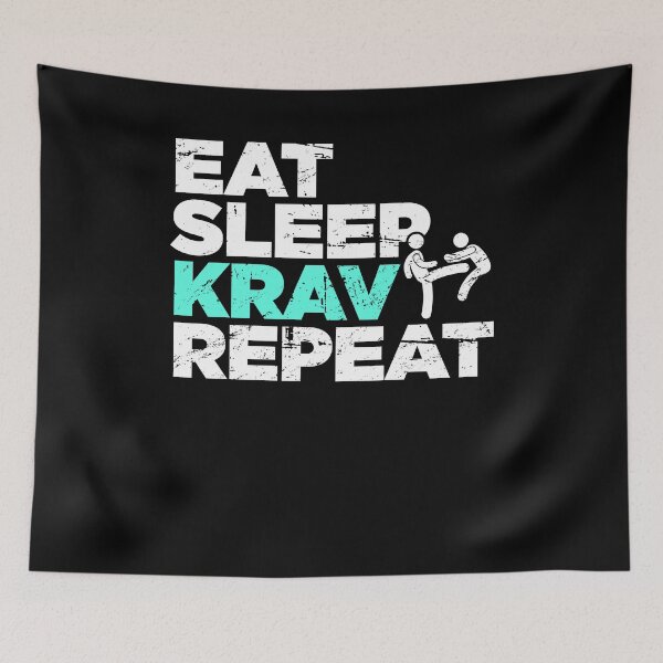 Item preview, Eat, Sleep, Krav, Repeat | Funny Krav Maga designed and sold by Jam Jar.