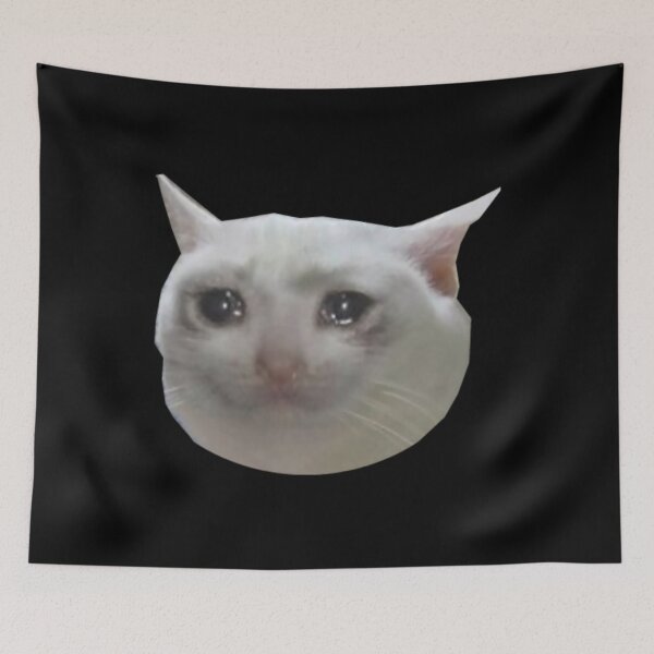 Item preview, crying cat . jpg   	 designed and sold by cqicmzsqytn55.