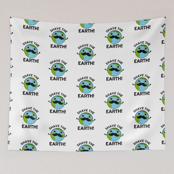 Item preview, Shave The Earth Funny Planet Puns  designed and sold by punnybone.
