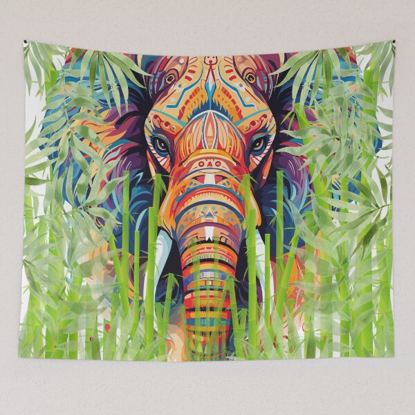 Item preview, Awesome Elephant Peeking Out  designed and sold by mamahellfire31.
