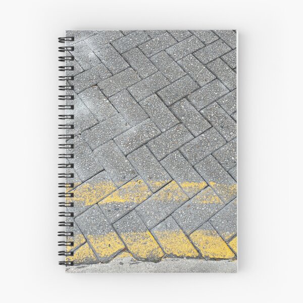 Item preview, Double Yellow Lines on Grey Road Bricks designed and sold by Sinemathk.