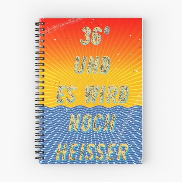 Item preview, 36 Grad und es wird noch heisser – A Hell Songbook Edition (97 °F and it's getting hotter) designed and sold by Hell-Prints.