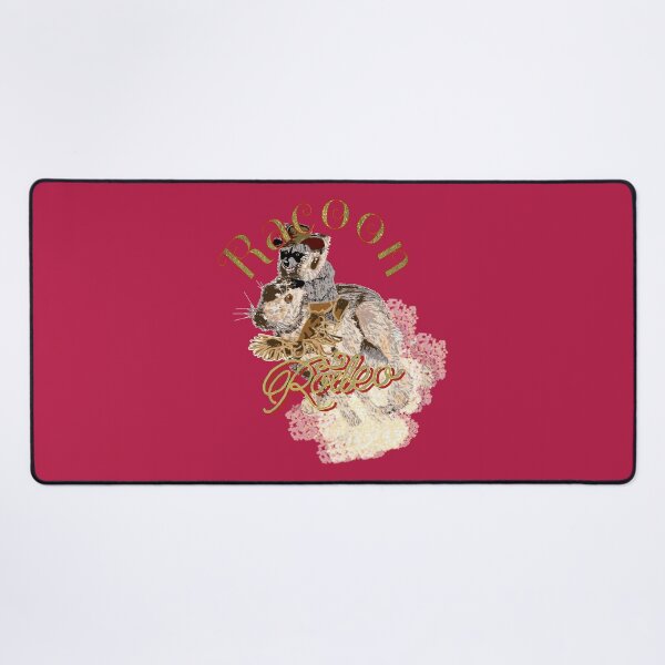 Item preview, Art- Racoon Rodeo - Bronco Hare Challenge designed and sold by Eejee-SK.