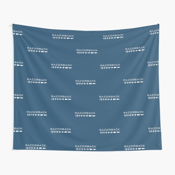 Item preview, RazorbackA Brief History of Flight [clean white pattern] designed and sold by DogDayzeDesigne.