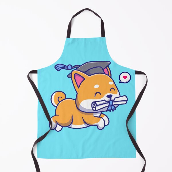Item preview, Celebrate Success with a Cute Shiba Inu Dog Graduation Cartoon Vector Icon designed and sold by hjian8219.