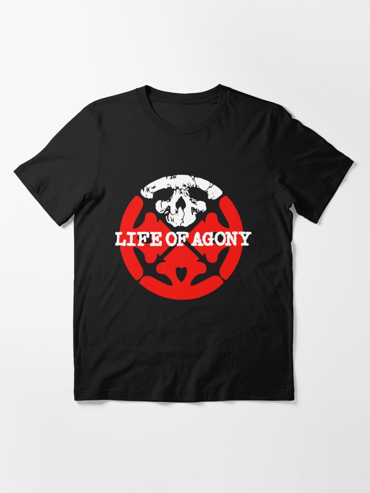 Red logo Life Of Agony Essential T-Shirt.png