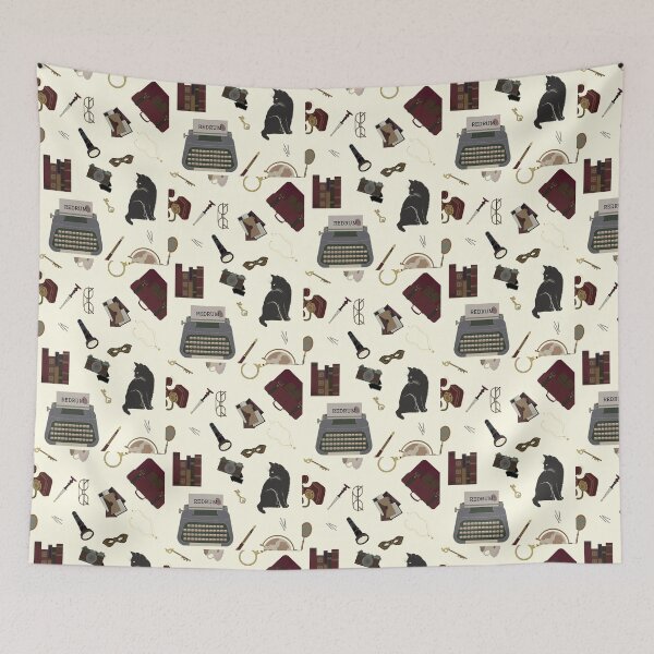Item preview, Mystery Detective in cream back designed and sold by mysteryblackcat.