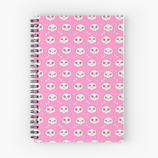 Item preview, Cute Skulls and Bones - Pink designed and sold by OneCraftyLady.