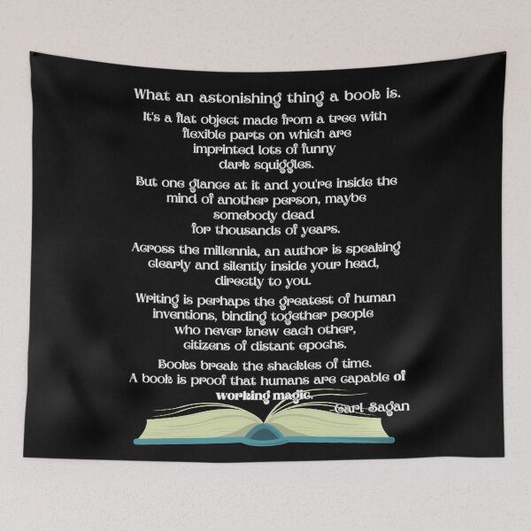Item preview, What an Astonishing Thing a Book Is... Carl Sagan designed and sold by StrideOrDie.