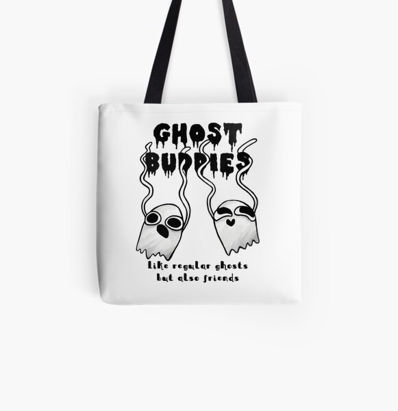 Ghost Buddies All Over Print Tote Bag